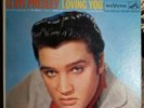 VINTAGE 1957 ELVIS PRESLEY EPA 1/2-1515 LOVING YOU VOLUME 1 & 2 RECORD 45 RPM VG