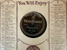Paramount 12412 Eloise Bennett w CHARLIE PATTON listings RACE sleeve 78 rpm V+