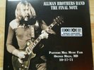 ALLMAN BROTHERS RSD 2021 THE FINAL NOTE #7202  PRISTINE MINT SEALED