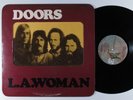 DOORS L.A. Woman ELEKTRA LP VG+ die-cut window cover   