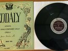 JANOS STARKER KODALY Sonata for CELLO  PERIOD SPLP 510 Lp rare