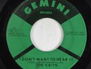 Northern Soul 45 EXITS I Don't Want To Hear It GEMINI HEAR