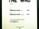 The Who EMINENCE FRONT, 12