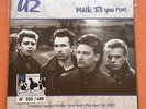 U2 - WALK TILL YOU RUN RARE LTD 2LP 350/400 MARBLED WAX MSG,NEW YORK 1985