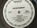 DAVID GILMOUR - Self Titled White Label PROMO Vinyl '78 Columbia LP - Pink Floyd