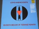 LOVE AND ROCKETS seventh dream USA LP new BLUE VINYL limited #1169/1500 bauhaus