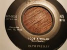 45 - Elvis Presley - I Got A Woman - 447-0610 - RCA GSS DOT* 1S/1S