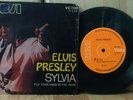 Elvis BRAZIL ONLY 1972 PS 33? rpm SINGLE Sylvia b/w Put Your Hand In The Hand