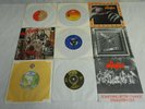 Late 1970s Vinyl Records Singles (49) Inc. Stranglers,Jam,Bowie & more + case