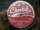 BIG ED & HIS COMBO - R&B 78rpm CHECKER #790 - SUPERSTITION / BISCUIT BAKING MAMA