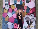Jane Weaver Flock Rose Pink Vinyl. With Signed Postcard