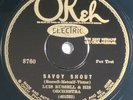 Luis Russell Orch/The Harlem Footwarmers, Savoy Shout / Lazy Duke, OKeh Jazz 78