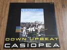CASIOPEA - DOWN UPBEAT LP 1984 INSERT JAPAN FUSION NEAR MINT