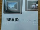 Frame And Canvas by Braid- Blue & Silver Swirl- 2020- MINT