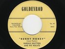 '57 KY. Rockabilly/Rockaballad HAROLD SHUTTERS Bunny Honey GOLDENROD M- HEARBOTH