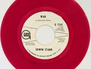 EDWIN STARR War GORDY 45 soul Promo RED VINYL VG++ 7” Motown HEAR