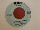 Blues R&B Rocker 45 - Little Daddy Walton & Sons - Spend My Money - Pennie VG++