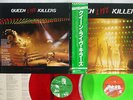 QUEEN LIVE KILLERS ELEKTRA P-5567,8E Japan OBI CLEAR RED & GREEN VINYL 2LP
