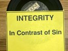 Integrity In Contrast of Sin promo 7” confront judge cro mags straight edge olc