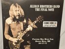 LP ALLMAN BROTHERS The Final Note (2LPs B/W SWIRL Vinyl, RSD 2021) NEW MT SEALED