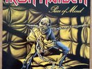 IRON MAIDEN PIECE OF MIND GATEFOLD LP WITH MERCH SHEET EMA800 1983