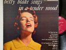 Betty Blake Sings In A Tender Mood LP Bethlehem DG RARE Mal Waldron