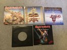 5 IRON MAIDEN VINYL 7” SINGLES INC INFINITE DREAMS THE TROOPER ALL NEAR MINT 
