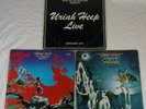 Uriah Heep 3 Album Vinyl LP Lot: Demons & Wizards, Magician's Bday, Live