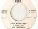 THE ORIGINALS Good Night Irene SOUL PROMO MOTOWN NORTHERN SOUL USA 45