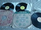 RARE X2 CHINESE 78s SHELLAC,VINYL RECORD LP FOLK? ZHONGGUO CHANGPIAN ZENYANG ??