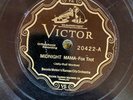 Victor 20422 Benny Moten KC Orch MIDNIGHT MAMA  78 rpm 1926 Jazz EE-/E