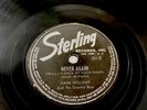 Hank Williams Sterling 78 Record - 201