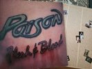 POISON FLESH & BLOOD LP vinyl rare 80's Metal Import original press Capitol