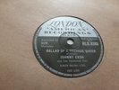 JOHNNY CASH BALLAD OF A TEENAGE QUEEN / BIG RIVER 78RPM 1958 LONDON HL-S 8586 EX