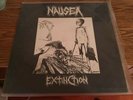 NAUSEA - Extinction LP - HUGE POSTER - Profane Existence PUNK CRUST MINT