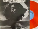 THE OVERNIGHT PLAYERS Babylon Destruction CHA CHA CHALP008 Orange Vinyl LP EX
