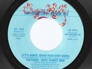 FEATURES:WEST STREET MOB (45 promo) LET'S DANCE unplayed Near Mint