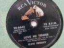 ROCK 78 RPM: ELVIS PRESLEY-LOVE ME TENDER RCA VICTOR 20-6643 RECORD