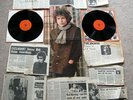 VERY LOW PRICE BOB DYLAN BLONDE ON BLONDE EARLY PRESSING + RARE PRESS CUTTINGS