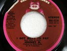 JOHNNY K 45 I Got Bills To Pay/Mama Don't Allow on Buddah VG+ soul funk c4072