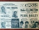 Apollo Concert Handbill 1953 - Big Maybelle, Duke Ellington, Wynonie Harris, etc