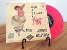 JOHNNY HALLYDAY [VIENS DANSER LE TWIST] 1961 PINK VINYL SPANISH EP 45 Philips