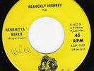 HENRIETTA BAKER Heavenly Highway RARE MICHIGAN HILLBILLY GOSPEL 45 PATHWAY YPSI