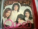QUEEN Somebody To LOVE Import Portugal PS 45 vinyl rare Freddie Mercury limited