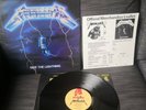 Metallica - Ride The Lightning 1984 UK 1st Press Vinyl LP Inc. Merch leaflet