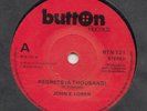 SYNTH POP -- JOHN E. LOREN -- REGRETS ( A THOUSAND TIMES ) - UK  7