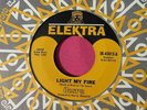 THE DOORS - Light My Fire - clean 45 rpm - Elektra 45615  1st press orange label