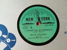 78 rpm.BILLIE HOLIDAY.I Cover The Waterfront/Lover Come Back.1944.RARE LABEL