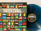 Rare Bob Marley - Survival LP Tuff Gong BLUE VINYL  JA Pressing