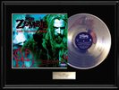 ROB ZOMBIE SINISTER URGE RARE ALBUM FRAMED LP WHITE GOLD PLATINUM TONE RECORD